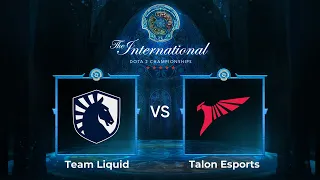 Team Liquid проти Talon Esports | Гра 1 | The International 2023 - Плей-офф