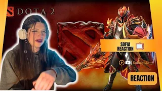 Girl's reaction | Dota 2 Gamescom Trailer