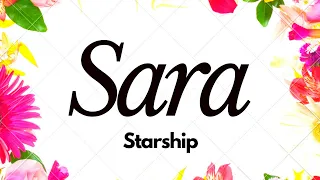 Sara - Starship | Lyrics