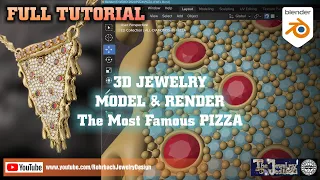 The PIZZA Tutorial 3D Jewelry Modeling and Rendering in Blender 3.5