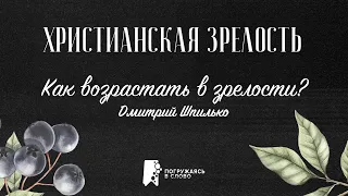 Как возрастать в зрелости? | «Христианская зрелость»; Дмитрий Шпилько