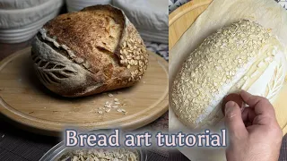 Making Sourdough Bread Art MASTERPIECE!