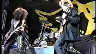 Jimmy Page & Aerosmith onstage and backstage at Donington 1990