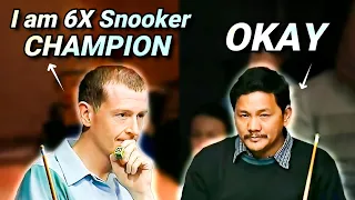 Snooker Player Thinks He CAN OUTPLAY The Pool Legend EFREN REYES