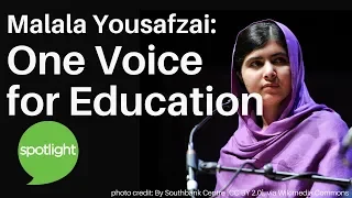 Malala Yousafzai: One Voice for Education | practice English with Spotlight