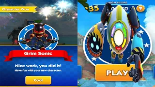 Sonic Prime Dash - Grim Sonic New Character Unlocked vs New Boss Dr. Babble (android, ios) Gameplay