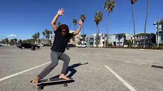 Surfskate Frontside Bottom Turn Practice - SmoothStar Filipe Toledo #77