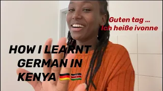 I LEARNT GERMAN IN KENYA !!!How ,where and for how long 🇩🇪🇰🇪#aupair #kenyanabroad#bfd #german