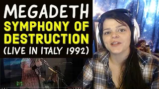 Megadeth -  "Symphony of Destruction"  (Live, 1992, Italy)  -  REACTION