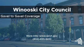 Winooski City Council - 5/20/2024