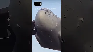 C17 globemaster taking off #shorts #shortvideo #shortsfeed