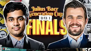 Arjun Erigaisi vs Magnus Carlsen | Julius Baer Generation Cup | Finals Day 1 | Live Commentary