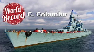 World of WarShips Cristoforo Colombo - 6 Kills 412K Damage | NEW WORLD RECORD !