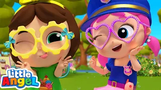 Jill is a Police Officer! | Jill's Playtime | Little Angel Kids Songs & Nursery Rhymes