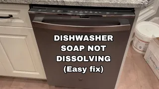 Dishwasher Soap not Dissolving - how to fix