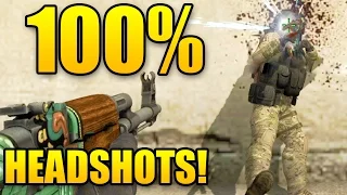 100% HEADSHOT RATE IN CSGO Matchmaking 30+ Kills - NEW MOUSE!