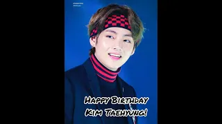 Happy Birthday Kim Taehyung! Happy V day! 생일 축하합니다 김태형!!! #happyvday#kimtaehyung#bts