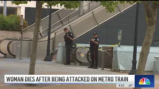 Woman dies after being attacked on Metro train