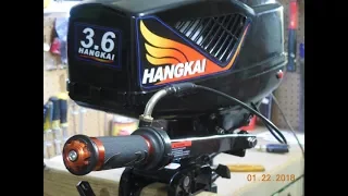 Hangkai 3.6 hp Outboard Motor Review (please subscribe)