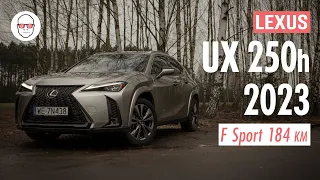 Lexus UX 250h 2023 F Sport test PL Pertyn Ględzi