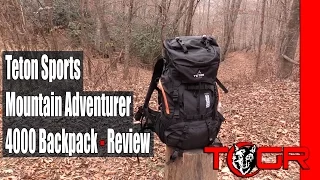 Inexpensive and Functional - Teton Sports Mountain Adventurer 4000 Backpack - Review