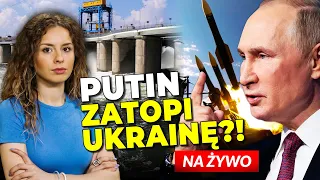 Rosjanie chcą ZATOPIĆ Ukrainę? [NA ŻYWO] Gość: gen. Mirosław Różański