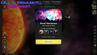 Cell to singularity | New event!