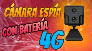 Cámara espía con batería 4G - Cámara oculta para visión remota en lugares sin Internet