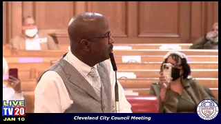 Cleveland City Council Meeting January 10, 2022