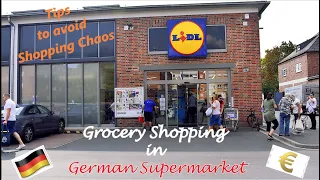 Grocery shopping in German Supermarket | Lidl | Prices, Tips, Easy German Translation | BB Vlogs