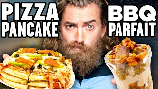 Breakfast Dinner Food vs. Dinner Breakfast Food Taste Test