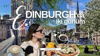 edinburgh vlog 💌: mini tatilim, şehir turu, neler yedim, vize başvurusu 💖🌞✈️