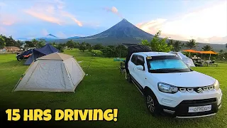 Suzuki S-Presso Road Trip to Mayon Volcano: Our First Overnight Car Camping Experience