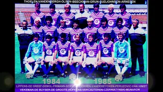 RSC  ANDERLECHT   ***SAISON 1984/1985 ***  18th league title