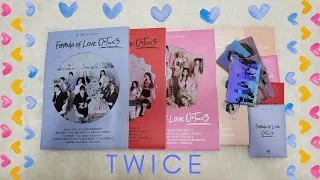 Unboxing TWICE Formula of Love (4 Versions) +Aladin Holographic Cards