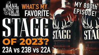 STAGG 23A and 23B Bourbon Reviews! What's my favorite STAGG of 2023?