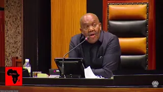 Circus In Parliament - EFF vs Deputy Speaker Tsenoli