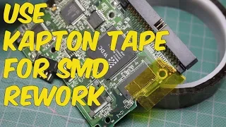 Use Kapton Tape as a Mask For SMD Soldering