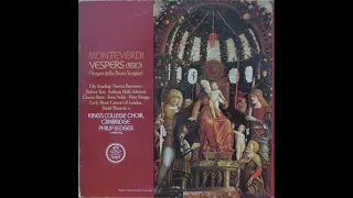 Monteverdi 1610 Vespers