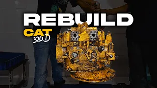 OVERHAUL / REBUILD HYDROLIK MAIN PUMP CATERPILLAR CAT 320D | PERBAIKAN POMPA HIDROLIK CAT 320D