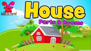 Parts of the House | Kids Vocabulary in English | Room Vocabulary | English Educational for Kids