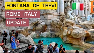 FONTANA DE TREVI    ROME  ITALY,  update  walk in tour  update may  18 2024