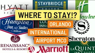 Orlando Airport Hotels! Tour MCO Orlando International resorts