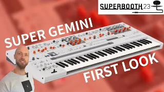 UDO Super Gemini - Child Of The Yamaha CS-80 & Roland Jupiter-8? | Superbooth 2023