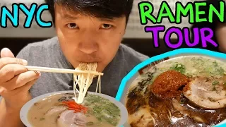 BEST Ramen Noodles in New York! New York City Ramen Tour Part 1