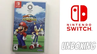 MARIO AND SONIC AT THE OLYMPIC GAMES  TOKYO 2020 GAME UNBOXING