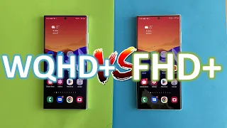 Samsung One UI 5 Animations: WQHD+ or FHD+?