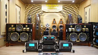 Test loa JBL 4350A mạ vàng 18k với bộ Mcintosh MC611 pre C2700 đầu MCD600.