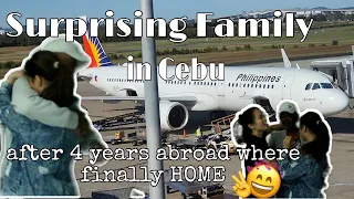 Surprising my Family back home in the Philippines.