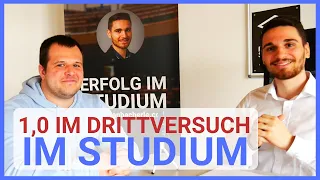 1,0 im Drittversuch im Studium schaffen - im Gespräch mit BWL-Student Mergim